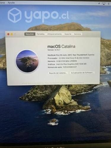 MacBook Pro 13 2017 - i5 - 8GB RAM - SSD128