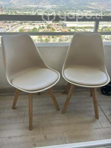 Sillas patas de madera