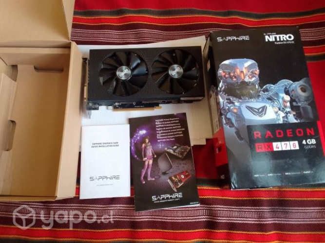 Tarjeta de video rx 470 4gb
