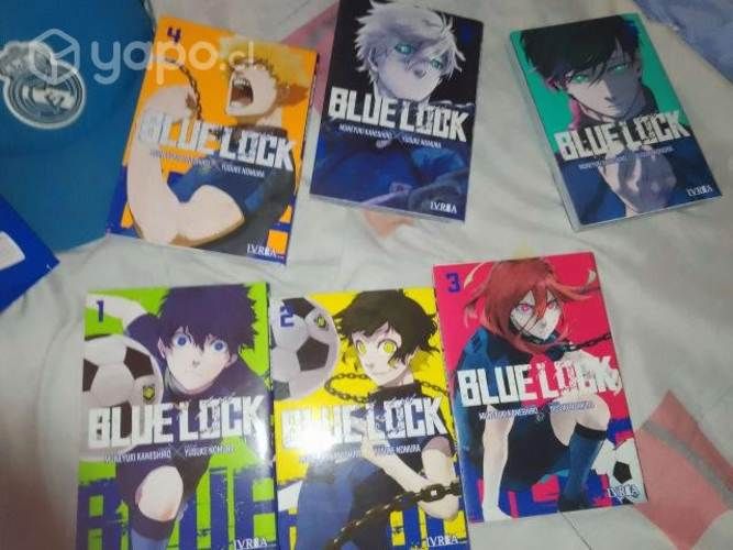 Manga blue lock tomos 1,2,3,4,5 y 6