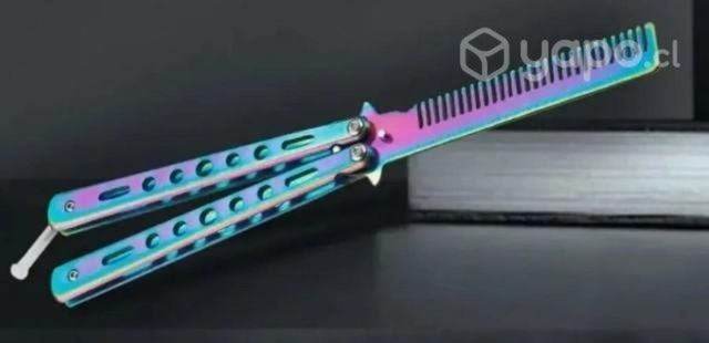 Cuchillo mariposa en peine