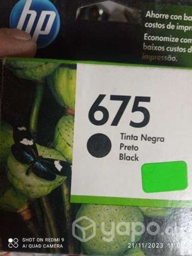 Packs de tintas HP 675 colores originales