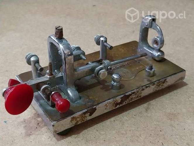 Antiguo telegrafo codigo morse para restaurar