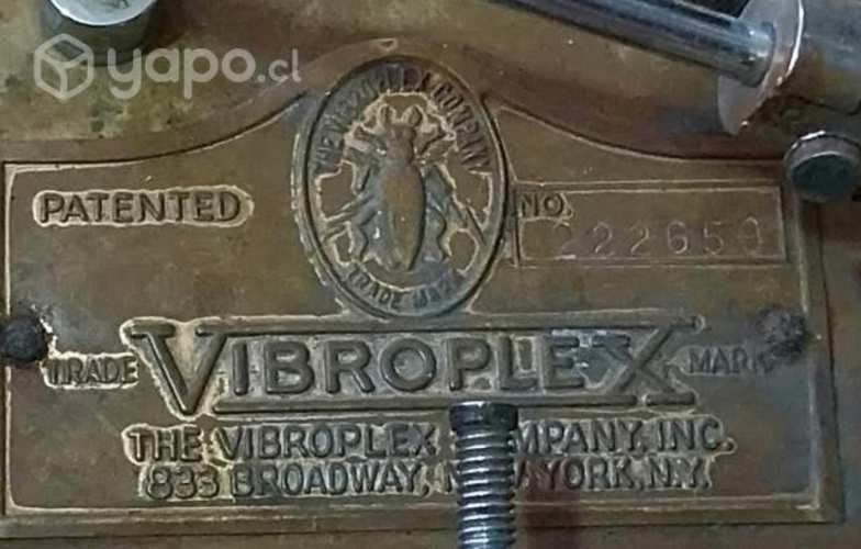 Antiguo telegrafo codigo morse para restaurar