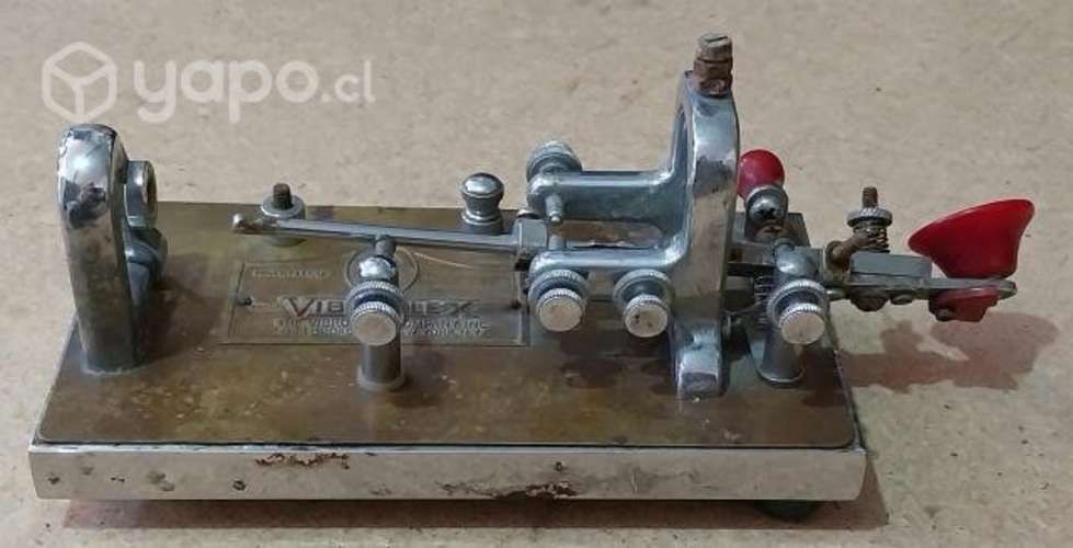 Antiguo telegrafo codigo morse para restaurar