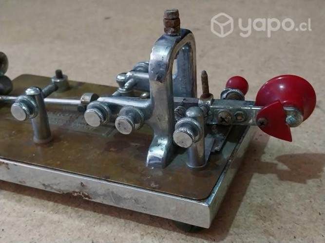 Antiguo telegrafo codigo morse para restaurar