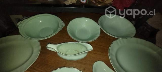 Juego de porcelana glamorour jade england