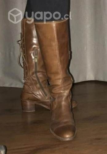 Botas largas de cuero N40