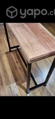 Confección de muebles de lenga con metal