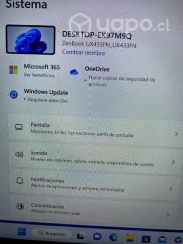 Notebook Asus Zenbok 14 UX433FN