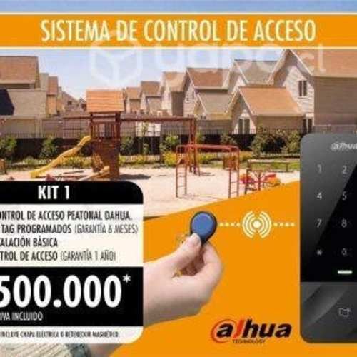 Kit control de acceso dahua 500 tag programados