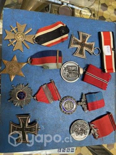 Antiguas medallas militares Guerra Pacifico y WW