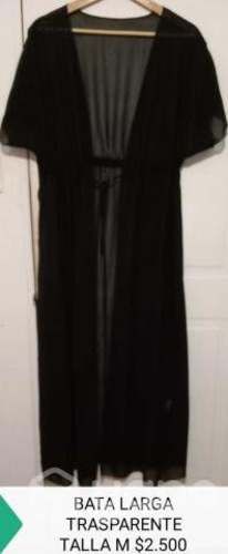 Bata larga transparente