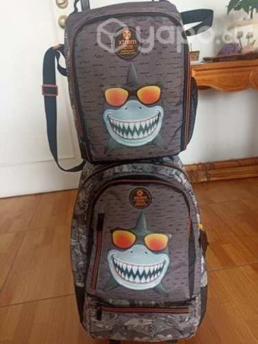 Mochila con ruedas y lonchera Xtreme