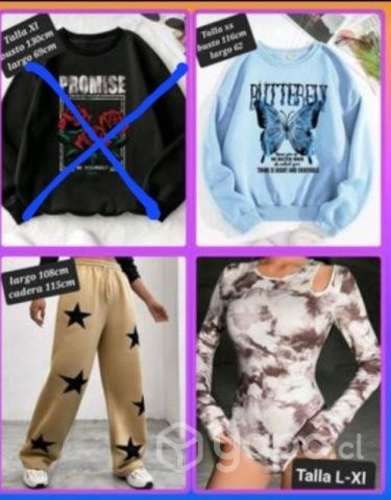 Poleron buzos y body.