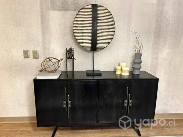 Arrimo Buffet 1.40mt x 60cm x 80cm madera negro