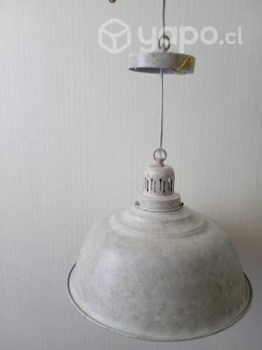 Lampara Metálica Blanca