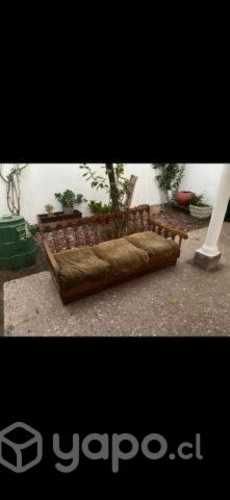 Living 1 sofá y 2 sillones