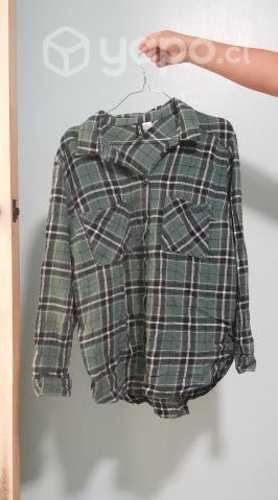 Camisa Cuadrilles Verde