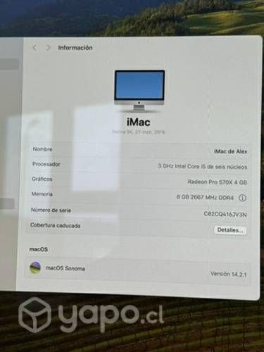 IMac 5K 27 pulgadas