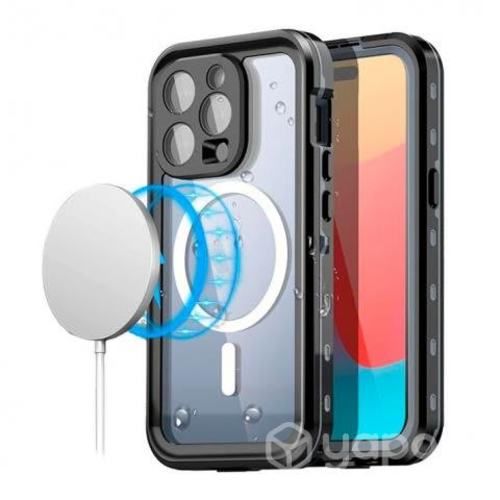 Carcasa Iphone 15 Pro Max Sumergible Waterproof Bl