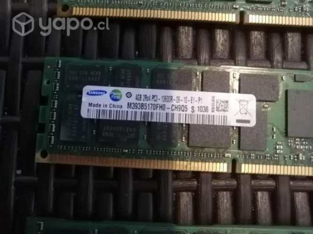 Memorias ram servidor 4gb pc3-10600r