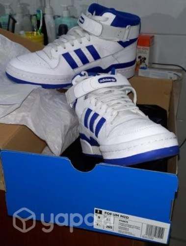 Zapatillas Caña Adidas Forum Mid 41,5 CL (9,5 US)