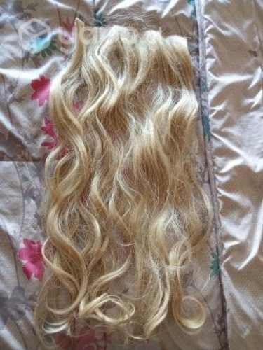 Extensiones, coleta y peluca