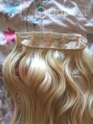 Extensiones, coleta y peluca