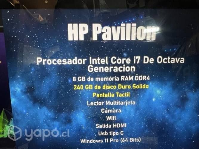 HP PAVILION X360 CONVERTIBLE 14&quot; i7 SSD 256GB