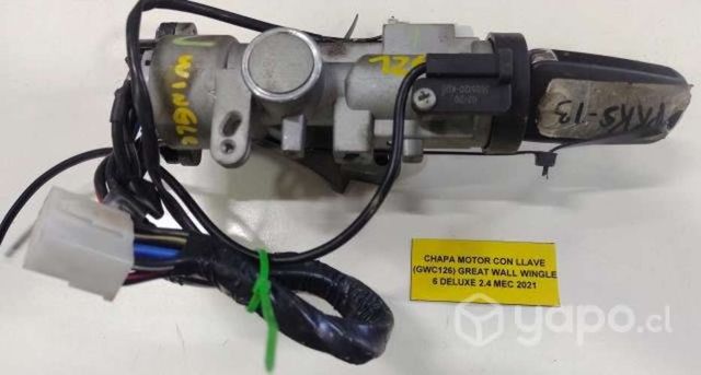 Chapa Motor Con Llave (GWC126) Great Wall Wingle