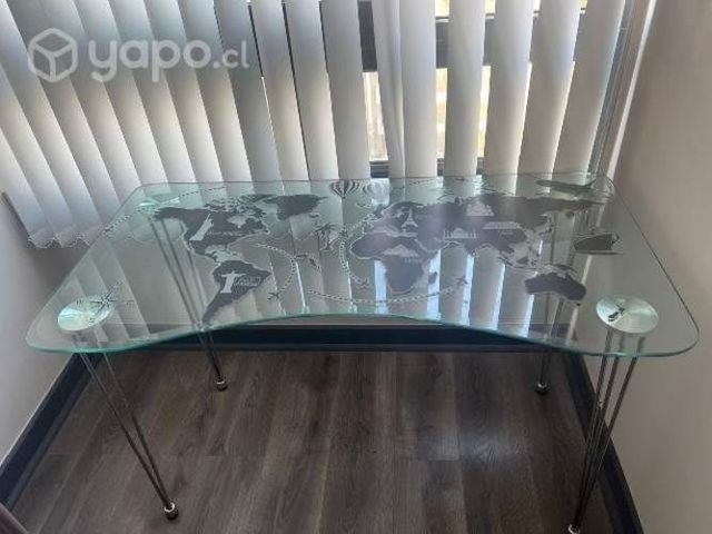 Escritorio de vidrio