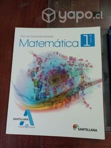 Libros 1ero medio Santillana Matemática
