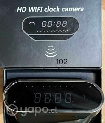 Cámara Espia HD Reloj De Sobre Mesa Wifi