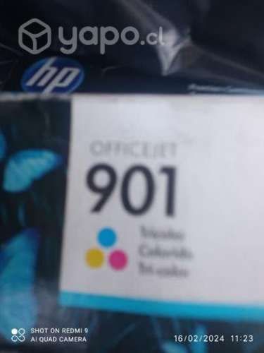 Tinta hp 901 color original