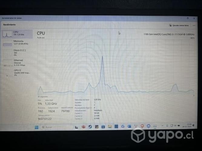 Lenovo V14 G2-ITL con i3 de 11th (fotos al chat)