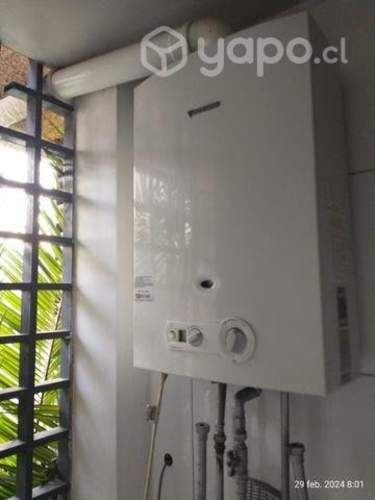 Calefon Junkers 16 litros tiro forzado gas natural