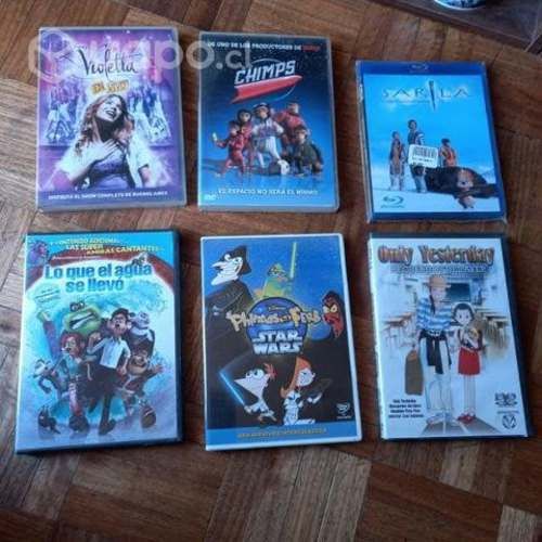DVDs varios a 3.000 c/u