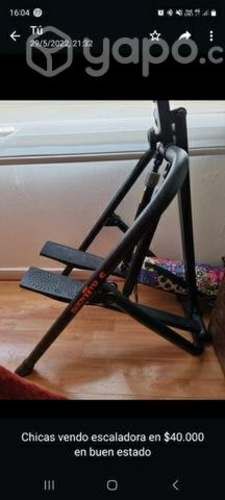 Máquina escaladora impecable