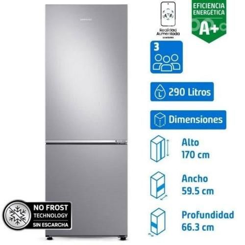 Refrigerador bottom mount 290 litros