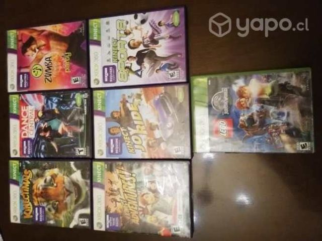 Xbox con 7 juegos