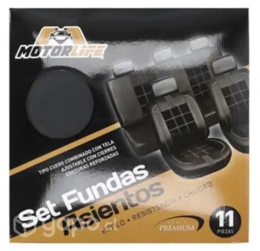 Cubre Asientos Cuero Gamuza