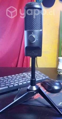 Akane Micrófono Condensador Profesional Con Tripié