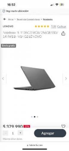 Notebook i5-1135G7/ 8GB/ 256GB SSD/ 14