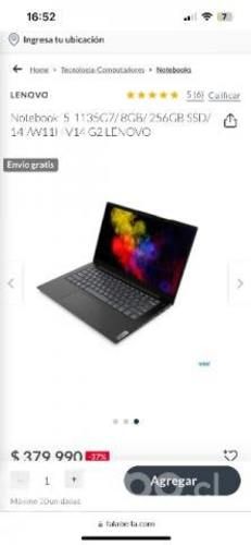 Notebook i5-1135G7/ 8GB/ 256GB SSD/ 14