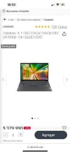 Notebook i5-1135G7/ 8GB/ 256GB SSD/ 14