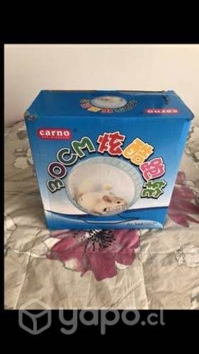 Rueda 30 cm silenciosa para erizo hamster cuyi