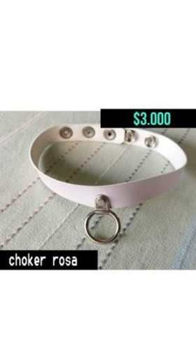 Choker rosa