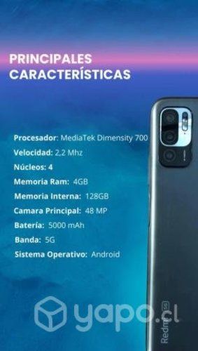 Redmi Note 10 en 60.000