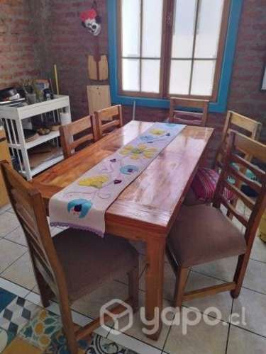 Comedor y 6 sillas